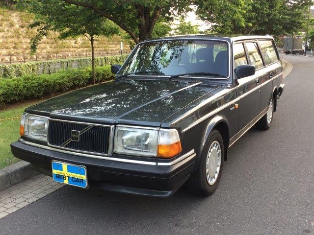 GC-1280ボルボ240GLセダン/ワゴン限定版画直筆サイン額装○作家
